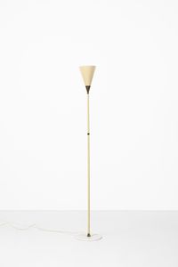 BUZZI FRANCO (n. 1912) : Lampada da terra con terminale del fusto estraibile e flessibile probabile esecuzione O-Luce, Milano  - Asta Asta 443 | DESIGN E ARTI DECORATIVE DEL NOVECENTO Online - Associazione Nazionale - Case d'Asta italiane
