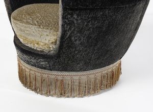 MUNARI FEDERICO : attribuito. Coppia di poltrone  - Asta Asta 443 | DESIGN E ARTI DECORATIVE DEL NOVECENTO Online - Associazione Nazionale - Case d'Asta italiane