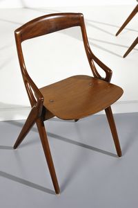 OLSEN ARNE HOVMAND (1919 - 1989) : Cinque sedie per Mogens Kold, Danimarca  - Asta Asta 443 | DESIGN E ARTI DECORATIVE DEL NOVECENTO Online - Associazione Nazionale - Case d'Asta italiane