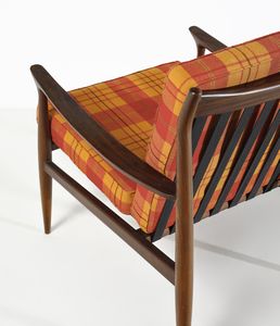 MANIFATTURA ITALIANA : Coppia di poltroncine  - Asta Asta 443 | DESIGN E ARTI DECORATIVE DEL NOVECENTO Online - Associazione Nazionale - Case d'Asta italiane