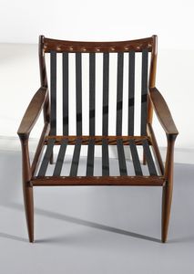 MANIFATTURA ITALIANA : Coppia di poltroncine  - Asta Asta 443 | DESIGN E ARTI DECORATIVE DEL NOVECENTO Online - Associazione Nazionale - Case d'Asta italiane