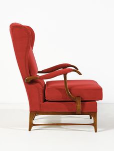 FRAMAR (FRATELLI MARELLI) : Poltrona bergere, Italia  - Asta Asta 443 | DESIGN E ARTI DECORATIVE DEL NOVECENTO Online - Associazione Nazionale - Case d'Asta italiane