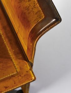 AGNOLI TITO (1931 - 2012) : Quattro poltroncine mod. Korium per Matteo Grassi, Italia  - Asta Asta 443 | DESIGN E ARTI DECORATIVE DEL NOVECENTO Online - Associazione Nazionale - Case d'Asta italiane