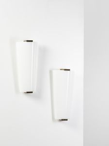 MANIFATTURA ITALIANA - Coppia di lampade da parete