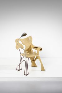 DALISI RICCARDO (1931 - 2022) - attribuito. Poltroncina scultorea con lampada