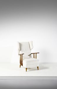 PARISI ICO (1916 - 1996) - Poltrona esecuzione Ariberto Colombo, Cant