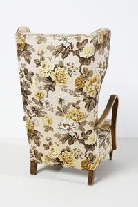 BEGA MELCHIORRE (1898 - 1976) : attribuito. Poltrona bergere con poggiapiedi  - Asta Asta 443 | DESIGN E ARTI DECORATIVE DEL NOVECENTO Online - Associazione Nazionale - Case d'Asta italiane