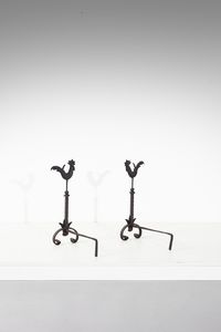 FRATELLI MATTEUCCI FAENZA - Coppia di alari