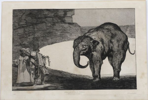 Francisco Goya y Lucientes Otras leyes por el pueblo... Parigi sec. XIX  - Asta Libri antichi e rari, Stampe, Vedute e Mappe - Associazione Nazionale - Case d'Asta italiane