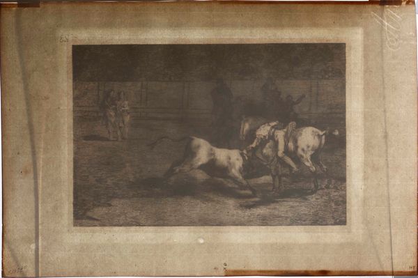 Francisco Goya : Francisco Goya (Fuendetodos 1746 - Bordeaux 1828) Mariano Ceballos, alias El Indo, mata el toro desde du caballo  - Asta Libri antichi e rari, Stampe, Vedute e Mappe - Associazione Nazionale - Case d'Asta italiane