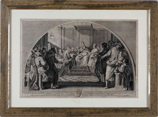 Giovanni Battista Probst <BR> Alessandro IV ispirato dalla beata Vergine approvando lordine dei servi... Augusta 1734 / Il beato Amadio, detto nel secolop Bartolomeo Amid.. Augusta 1727.  - Asta Libri antichi e rari, Stampe, Vedute e Mappe - Associazione Nazionale - Case d'Asta italiane