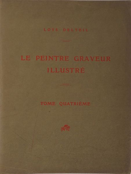 Delteil Loys. Le peintre graveur illustre... tome quatrieme, Anders Zorn. Parigi chez lauteur 1909. Contenente una incisione originale di Anders Zorn.  - Asta Libri antichi e rari, Stampe, Vedute e Mappe - Associazione Nazionale - Case d'Asta italiane