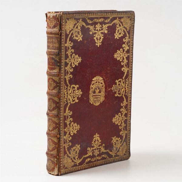 Legatura milanese. Controversiarum scholastico-polemico-historico-criticarum...tomus quintus  - Asta Libri antichi e rari, Stampe, Vedute e Mappe - Associazione Nazionale - Case d'Asta italiane