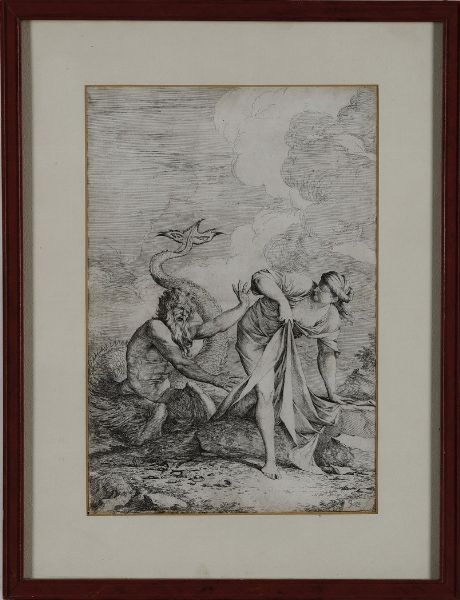 Salvator Rosa (1615 - 1673) Glauco e Scilla...(Roma?), 1661  - Asta Libri antichi e rari, Stampe, Vedute e Mappe - Associazione Nazionale - Case d'Asta italiane