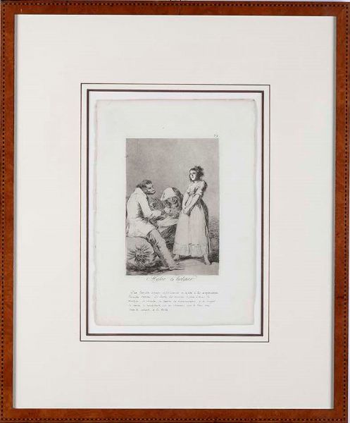 Francisco Goya : Francisco Goya. Mejor es holgar  - Asta Libri antichi e rari, Stampe, Vedute e Mappe - Associazione Nazionale - Case d'Asta italiane
