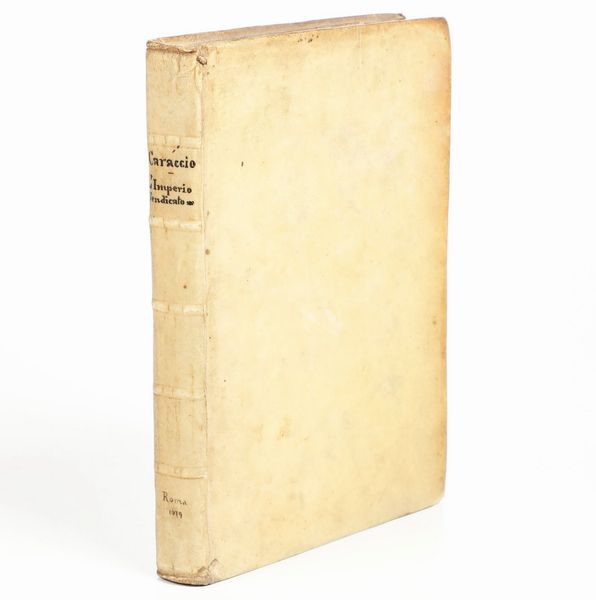 Caraccio Antonio L'imperio vedicato poema eroico... in Roma per Gio Battista Bussotti, 1679.  - Asta Libri antichi e rari, Stampe, Vedute e Mappe - Associazione Nazionale - Case d'Asta italiane