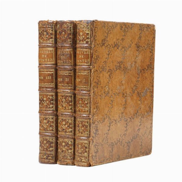 Bernard le Bovier de Fontanelle Oeuvres diverses... Augmentée & enrichie de Figures gravées Par Bernard Picart... A la Haye, Chez Gosse & Neaulme 1728-1729. 3 volumi.  - Asta Libri antichi e rari, Stampe, Vedute e Mappe - Associazione Nazionale - Case d'Asta italiane