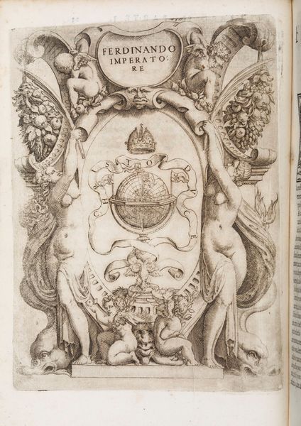 Gerolamo Ruscelli : Gerolamo Ruscelli Le imprese illustri in Venezia appresso Comin Da Trino di Monferrato, 1572.  - Asta Libri antichi e rari, Stampe, Vedute e Mappe - Associazione Nazionale - Case d'Asta italiane