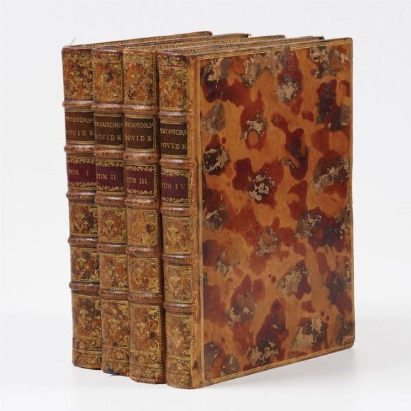 Publio Ovidio Nasone - Abb Banier Les Metamorphoses D'Ovide, en latin et en franois... a Paris, chez Hochereau, 1767-1771.  - Asta Libri antichi e rari, Stampe, Vedute e Mappe - Associazione Nazionale - Case d'Asta italiane
