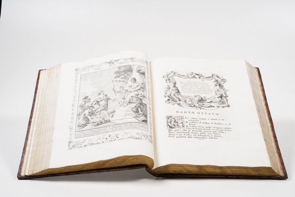 Tasso Torquato La Gerusalemme Liberata di Torquato Tasso con le figure di Gian Batista Piazzetta alla Sacra Real Maestà di Maria Teresa d'Austria... In Venezia, Gian Battista Albrizzi, 1745  - Asta Libri antichi e rari, Stampe, Vedute e Mappe - Associazione Nazionale - Case d'Asta italiane