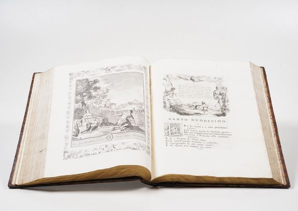 Tasso Torquato La Gerusalemme Liberata di Torquato Tasso con le figure di Gian Batista Piazzetta alla Sacra Real Maestà di Maria Teresa d'Austria... In Venezia, Gian Battista Albrizzi, 1745  - Asta Libri antichi e rari, Stampe, Vedute e Mappe - Associazione Nazionale - Case d'Asta italiane