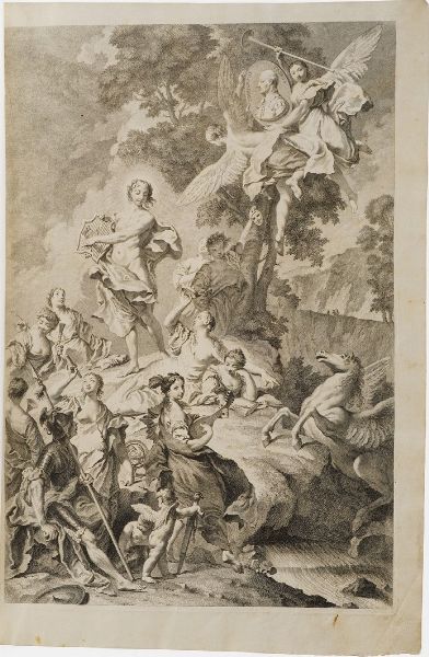 Tasso Torquato La Gerusalemme Liberata di Torquato Tasso con le figure di Gian Batista Piazzetta alla Sacra Real Maestà di Maria Teresa d'Austria... In Venezia, Gian Battista Albrizzi, 1745  - Asta Libri antichi e rari, Stampe, Vedute e Mappe - Associazione Nazionale - Case d'Asta italiane