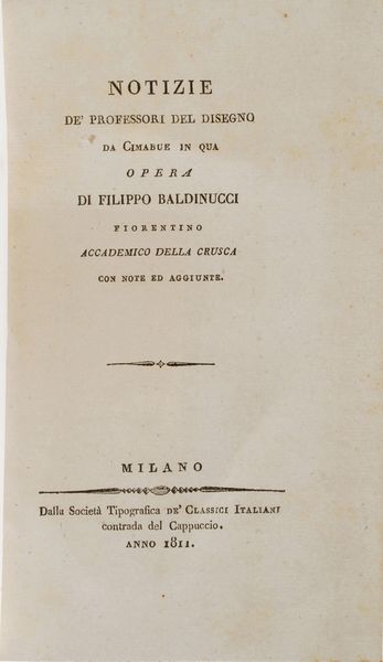 Classici Italiani - edizione del secolo XIX Raccolta di Classici Italiani, stampati a Milano nella prima met del secolo XIX dalla Societ tipografica dei Classici Italiani. Sono presenti 168 tomi.  - Asta Libri antichi e rari, Stampe, Vedute e Mappe - Associazione Nazionale - Case d'Asta italiane