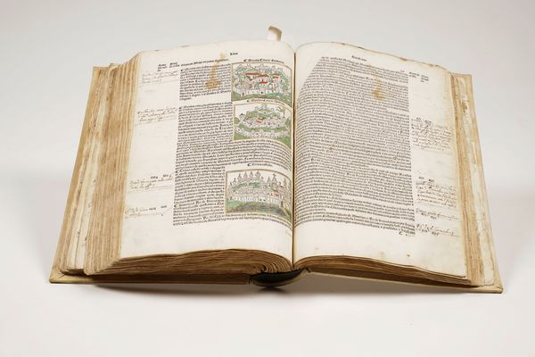 Foresti, Giacomo Filippo (1434-1520) Cronicha de tuto el mondo uulgare. Impresso nella inclita Citta di Venetia : per me Bernardino Rizo de Nouara, 1491 adi 8 de Octobrio  - Asta Libri antichi e rari, Stampe, Vedute e Mappe - Associazione Nazionale - Case d'Asta italiane