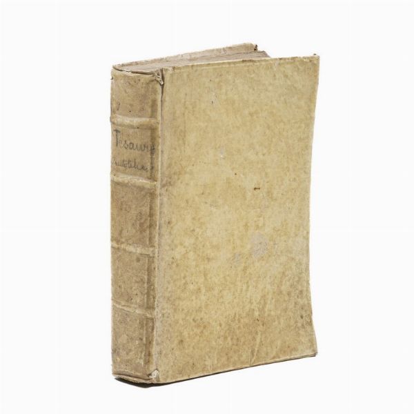Tesauro Emanuele Il cannocchiale aristotelico... in Bologna, Longhi, 1675. Settima impressione accresciuta dall'autore di due nuovi trattati cio dei concetti predicabili e degli emblemi.  - Asta Libri antichi e rari, Stampe, Vedute e Mappe - Associazione Nazionale - Case d'Asta italiane