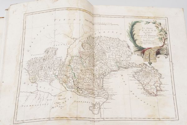 Zatta Antonio Atlante novissimo illustrato ed accresciuto sulle osservazioni e scoperte fatte dai pi celebri e pi recenti geografi...In Venezia, presso Antonio Zatta,1775 - 1785. Quattro tomi.  - Asta Libri antichi e rari, Stampe, Vedute e Mappe - Associazione Nazionale - Case d'Asta italiane