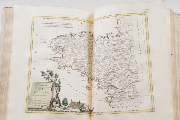 Zatta Antonio Atlante novissimo illustrato ed accresciuto sulle osservazioni e scoperte fatte dai pi celebri e pi recenti geografi...In Venezia, presso Antonio Zatta,1775 - 1785. Quattro tomi.  - Asta Libri antichi e rari, Stampe, Vedute e Mappe - Associazione Nazionale - Case d'Asta italiane