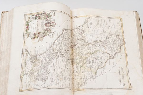 Zatta Antonio Atlante novissimo illustrato ed accresciuto sulle osservazioni e scoperte fatte dai pi celebri e pi recenti geografi...In Venezia, presso Antonio Zatta,1775 - 1785. Quattro tomi.  - Asta Libri antichi e rari, Stampe, Vedute e Mappe - Associazione Nazionale - Case d'Asta italiane