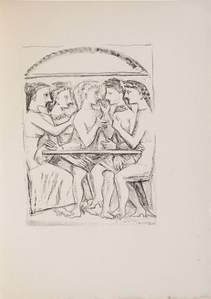 Gide Andr Theseus... Mardersteig, (Officina Bodoni), 1949.<BR>  - Asta Libri antichi e rari, Stampe, Vedute e Mappe - Associazione Nazionale - Case d'Asta italiane