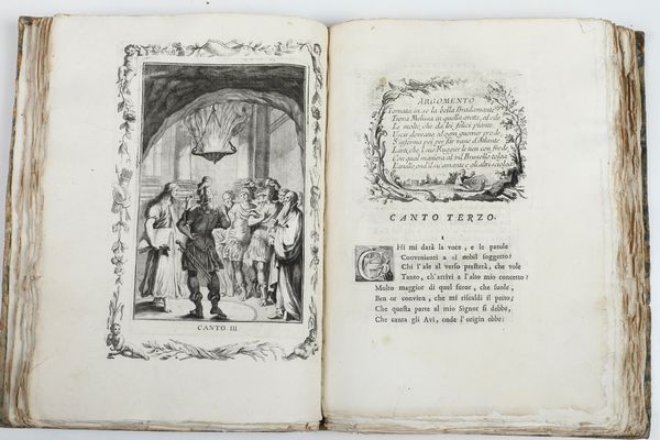Ludovico Ariosto Orlando furioso... tomi dall'1 al 4, in Venetia, presso antonio Zatta, 1772-1773  - Asta Libri antichi e rari, Stampe, Vedute e Mappe - Associazione Nazionale - Case d'Asta italiane