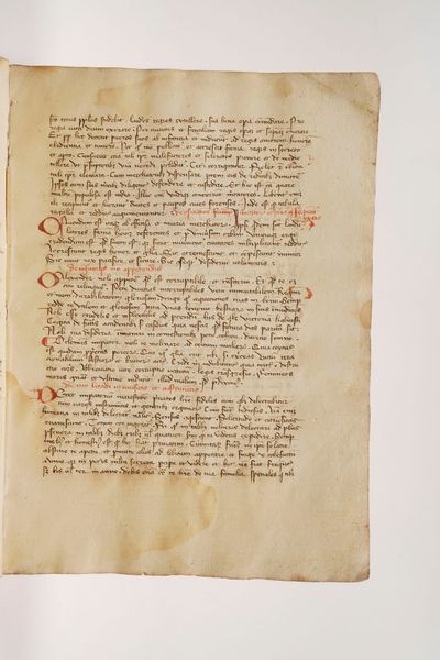 Anonimo - Autori vari Manoscritto cartaceo del secolo XV.  - Asta Libri antichi e rari, Stampe, Vedute e Mappe - Associazione Nazionale - Case d'Asta italiane