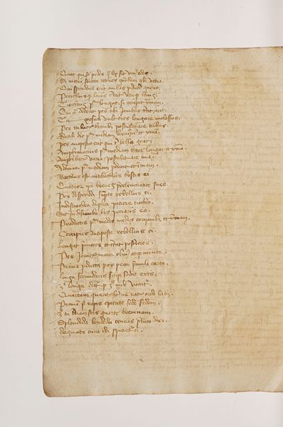 Anonimo - Autori vari Manoscritto cartaceo del secolo XV.  - Asta Libri antichi e rari, Stampe, Vedute e Mappe - Associazione Nazionale - Case d'Asta italiane