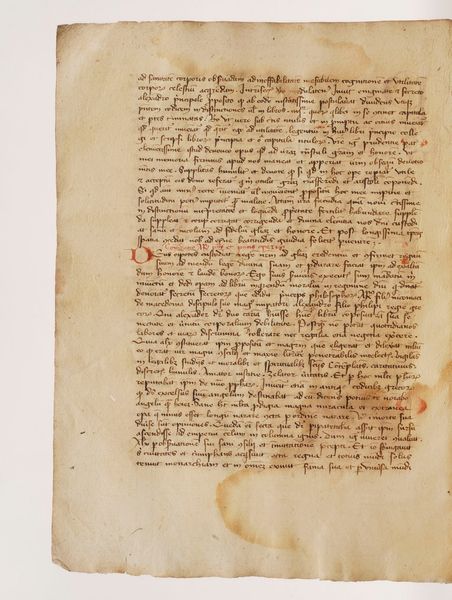 Anonimo - Autori vari Manoscritto cartaceo del secolo XV.  - Asta Libri antichi e rari, Stampe, Vedute e Mappe - Associazione Nazionale - Case d'Asta italiane