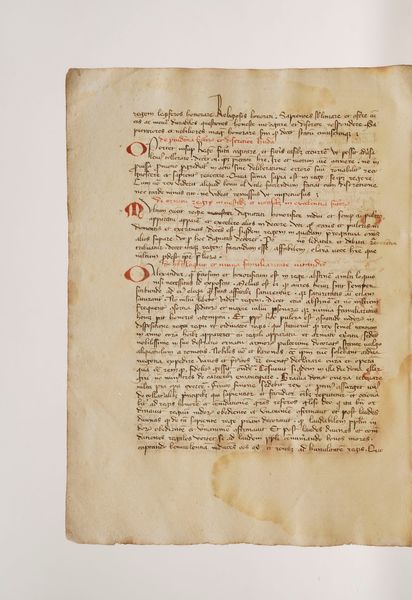 Anonimo - Autori vari Manoscritto cartaceo del secolo XV.  - Asta Libri antichi e rari, Stampe, Vedute e Mappe - Associazione Nazionale - Case d'Asta italiane