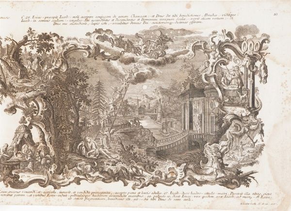 Katharina Klauber (1740-1813) Sacra Bibbia per immagini in 100 tavole... Augusta seconda met secolo XVIII  - Asta Libri antichi e rari, Stampe, Vedute e Mappe - Associazione Nazionale - Case d'Asta italiane