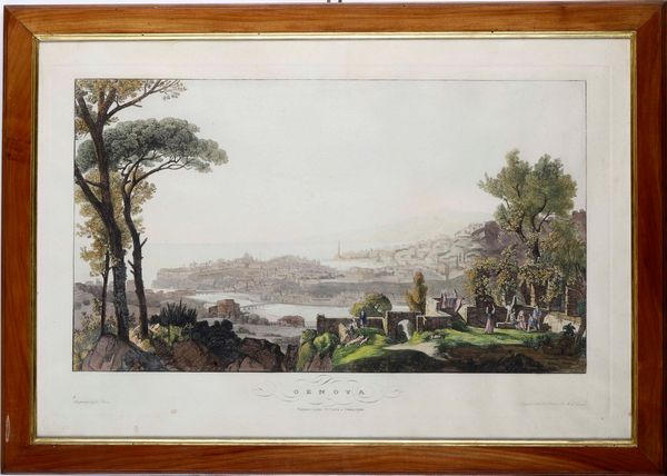 Artaria Ferdinando (1781-1843) Genova - grande veduta... Vienna, presso Artaria e compagnie, met sec.XIX  - Asta Libri antichi e rari, Stampe, Vedute e Mappe - Associazione Nazionale - Case d'Asta italiane