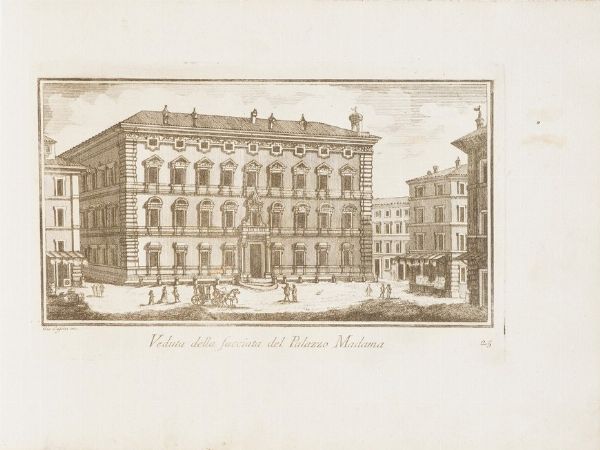 Cassini Giovanni Nuova raccolta delle megliori vedute antiche e moderne di Roma disegnate e incise da Giovanni Cassini l'anno 1779...  In Roma presso Venanzio Monaldini  - Asta Libri antichi e rari, Stampe, Vedute e Mappe - Associazione Nazionale - Case d'Asta italiane