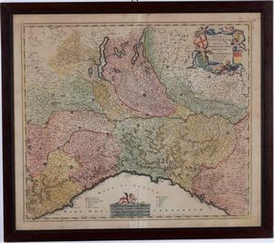 FREDERIK DE WIT - Frederik de Wit Reipublicae genuensis et ducatus Mediulanensi Parmensis et Montisferrati... Amsterdam, seconda met sec. XVII