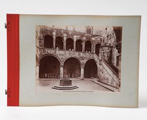 Raccolta di fotografie all'albumina Album con vedute di Genova, Pisa, Siena, Firenze, Torino, e dintorni  - Asta Libri antichi e rari, Stampe, Vedute e Mappe - Associazione Nazionale - Case d'Asta italiane