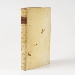 M.A.V.N. - (Van Nartow, Andre.) Antiquitates sacrae & civiles romanorum explicatae, sive, commentarii historici, mythologici, philologici in varia monumenta prisca & maxime in plures statuas, aras, tumulos, inscriptiones, &c.: opus tabulis aeneis ornatum ex celeberrimorum Antiquariorum libris, collectis. - Les Antiquitez sacres & profanes des Romains expliques.<BR>Hagae-Comitum (A La Haye), Apud Rutg. Christ. Alberts, 1726.  - Asta Libri antichi e rari, Stampe, Vedute e Mappe - Associazione Nazionale - Case d'Asta italiane