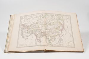 Maggie e Cassella Atlante universale di geografia antica e moderna. Torino, Maggi, senza data, ma dopo il 1854  - Asta Libri antichi e rari, Stampe, Vedute e Mappe - Associazione Nazionale - Case d'Asta italiane