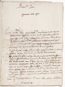 Legatura Barberini - Manoscritto - Legatura alle armi papali Barberini (Urbano VIII).