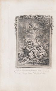 Publio Ovidio Nasone - Abb Banier Les Metamorphoses D'Ovide, en latin et en franois... a Paris, chez Hochereau, 1767-1771.  - Asta Libri antichi e rari, Stampe, Vedute e Mappe - Associazione Nazionale - Case d'Asta italiane