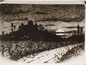 Mentore Maggini (1890-1941) Cinque raffinati disegni a china e acquerello... 1911-1912-1936-1937  - Asta Libri antichi e rari, Stampe, Vedute e Mappe - Associazione Nazionale - Case d'Asta italiane