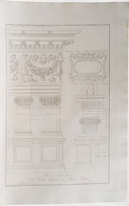 Cicognara Leopoldo - Diedo Antonio - Selva Giannantonio Le fabbriche e i monumenti cospicui di Venezia, illustrati da Leopoldo Cicognani Antonio Diedo e Giannantonio Selva...seconda edizioni con notabili aggiunte e note. Due volumi. Venezia, Giuseppe Antonelli 1838 - 1840.  - Asta Libri antichi e rari, Stampe, Vedute e Mappe - Associazione Nazionale - Case d'Asta italiane