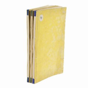 Hokusai Katsushika (1760-1849) Cento vedute del Monte Fuji parte I - II - III  - Asta Libri antichi e rari, Stampe, Vedute e Mappe - Associazione Nazionale - Case d'Asta italiane